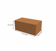 Regular Slotted Box  - 11.4 x 6.2 x 4.6
