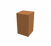 Regular Slotted Box  - 4 x 4 x 7