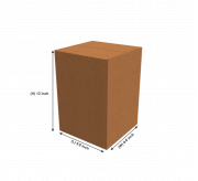 Regular Slotted Box  - 9.6 x 9.6 x 12