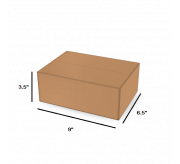 Regular Slotted Box  - 9 x 6.5 x 3.5